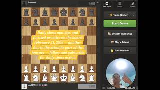 Game 190 of the Chess Hustle — the grind never stops♟️ #chess  #chesslife #chessbattle #grandmaster