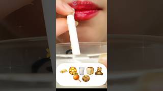 Next?🥛🥛 makan sesuai emoji Cr: rata ASMR #subscribe #emojichallenge #asmrfood #mukbang