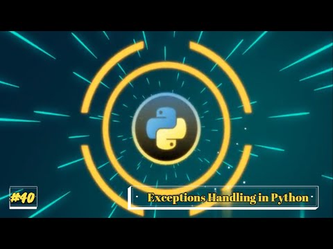 40 Exception Handling in python 3 using jupyter notebook by Atif Masih