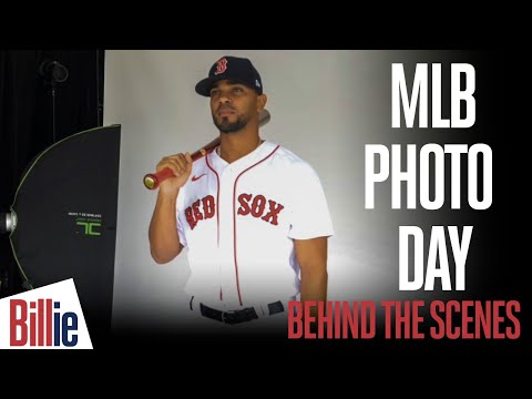BEHIND The SCENES Photo Shoot: BOSTON RED SOX MLB Photo Day.