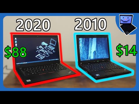 How have small business ThinkPads changed over a decade? ThinkPad X13 and X201 comparison.
