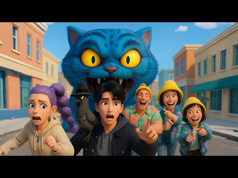 Jinu & Rumi Escape The Giant Cats? 😱 Abby, Mira & Zoey 🐾🔥” #kpopdemonhunters #kpop