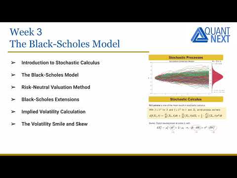 Options, Pricing and Risk Management Part I: Overview of the Course