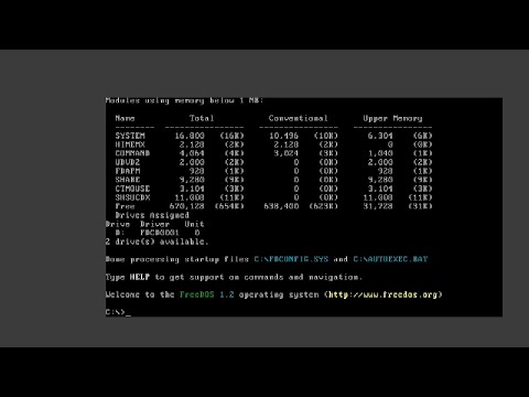 Playing with FreeDOS