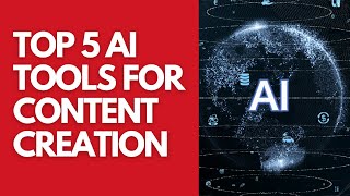 Top 5 AI Tools for Content Creation| Vital Spark Insights #ai #contentcreation #aitools #aicontent