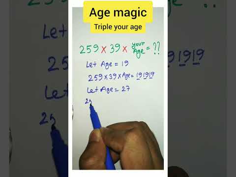 age math magic #trending #shorts