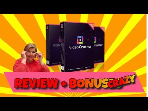 Video Crusher Review 💜 Plus My Crazy Bonuses 💙 Get Video Crusher Here