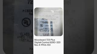 Woodward 723 Plus Digital Control 8280-320 Rev A 9906-130