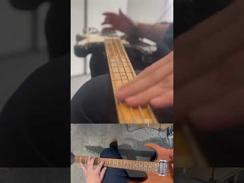 Must Try Harder - Main Riff with Bass #shorts #youtubeshorts