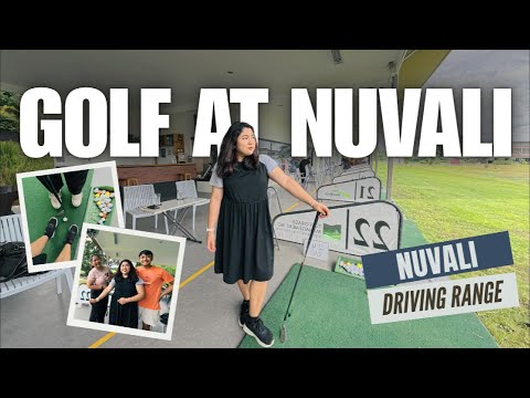 I tried GOLF at Driving Range Nuvali || Hidden Gem in Santa Rosa, Laguna 🏌️‍♀️⛳