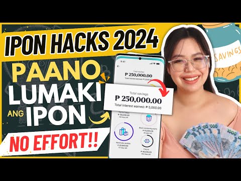 💸 3 TIPS para LUMAKI ang IPON ng WALANG GINAGAWA #IPONCHALLENGE2024