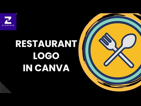 Designing a Restaurant Logo with Canva 2024: Step-by-Step Tutorial |AtZohaib