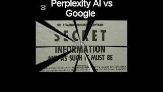 Google Killer? How Perplexity AI Is Quietly Replacing Search Engines.          #AI #PerplexityAI