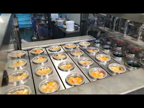Servo Driven 4-Up Fruit Cup Packaging Machine