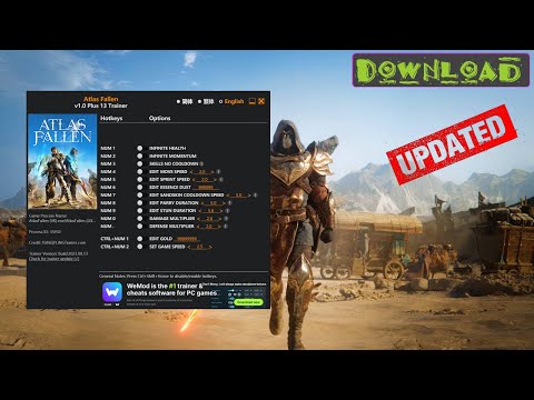 New cheat for game Atlas Fallen | Game script