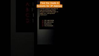 Which IP Class/CIDR Best to select for the Hosts & Subnets ?