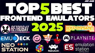 Top 5 Best Emulator Frontends For Retro Gaming 2025 #batocera #retrobat #retroarch