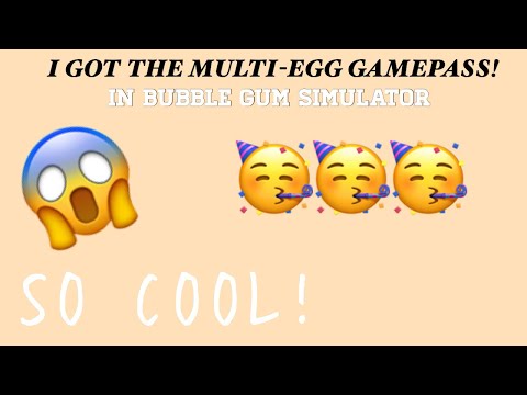 😄 I FINALLY GOT THE TRIPLE/MULTIPLE EGG OPENING GAMEPASS! 😄