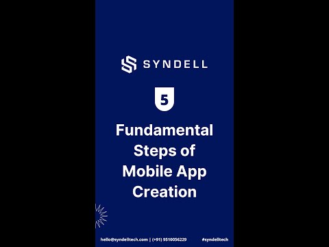 5 Fundamental Steps of Mobile App Creation.. #shorts #mobileapplicationsdevelopment #syndell