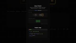 Javascript Array Filter Method