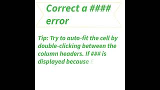 How to correct the errors in excel? #excelacademy #30dayschallenge #exceltips