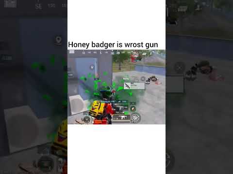 honey badger is wrost gun in bgmi #bgmi #punbm #pubgmobile