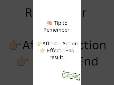 Affect vs Effect| Learn in 15 seconds.#learnenglish #englishgrammar #education #cbse #yt #foryou