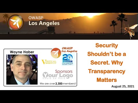 Security Shouldn’t be a Secret. Why Transparency Matters