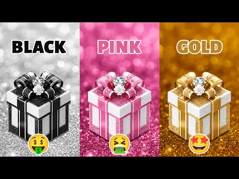 Choose Your Gift – Black Pink Gold Edition | Premium Gift Box Collection