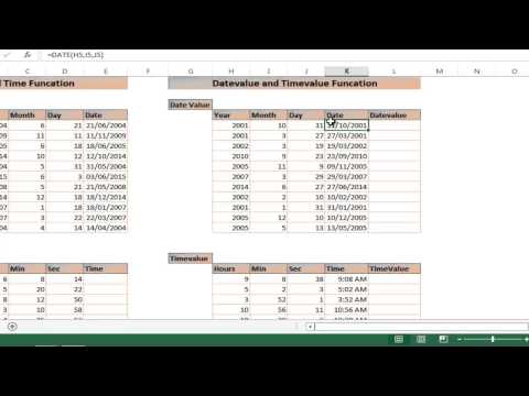 Date, Datevalue and Time, Timevalue function-(Hindi)-Bhavesh's Excel Tricks