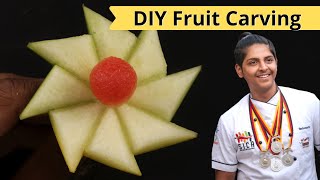 Fruit Carving | Ukiran Sayuran & Buah | แกะสลัก | Khắc trái cây và rau | khắc trái cây | Carving 15