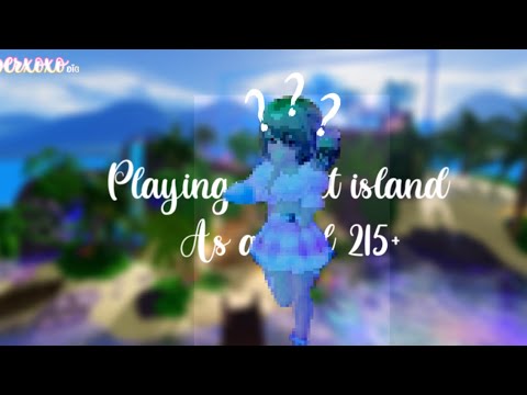 Playing Sunset Island as a level 215+! 🌴🩷 | Roblox Royale High