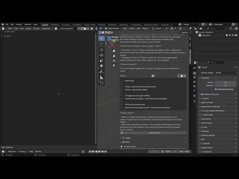 (12) Chat Companion: AI-Powered LLM Integration for Blender | Blender Addons