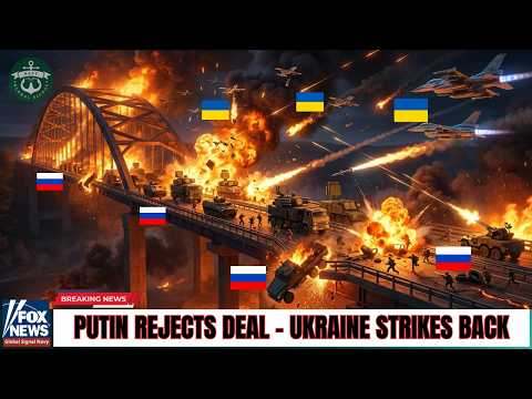 Putin Says “NO” — Ukraine Destroys His Entire Pantsir Convoy on Azovka Bridge