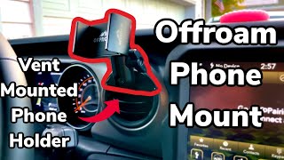 THE BEST PHONE MOUNT FOR YOUR JEEP WRANGLER OR JEEP GLADIATOR (OFFROAM PHONE MOUNT)