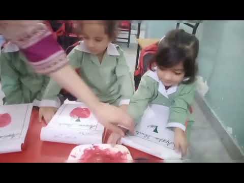 Autumn Fest Apple Printing Activity / Apple Printing Craft for Kids