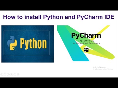 How to install Python and Pycharm IDE