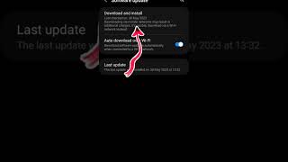 How to check Software updates in Samsung phone | Software Update In Samsung| #samsung | #shorts