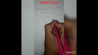 Math tricks-1#shorts #youtubeshorts #maths #genius #learning #mathfun #matholympiadquestion