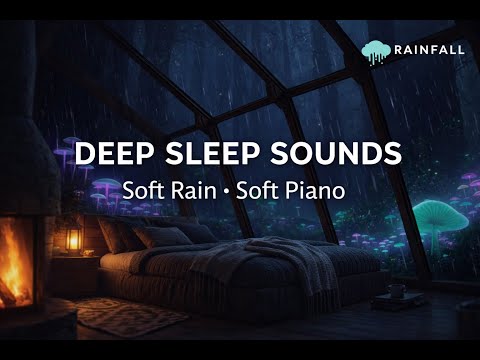 Rain Sounds with Soft Piano for Deep Sleep (3 Hours)Stress Relief • Anxiety Relief • Relaxing Night