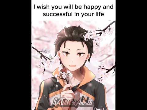 Subaru edit || Did I tell you that I miss you #subaru#natsukisubaru#rezero #satella #like #sub