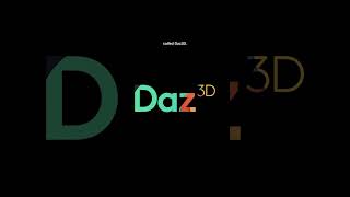 Create a 3D character in under a minute #blender #daz3d  #shorts