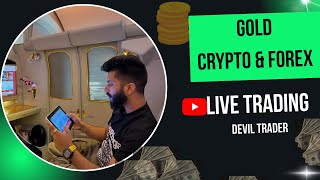 06 Feb Live Market Analysis for Gold and Crypto | Devil Trader