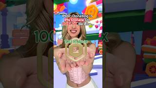 POV: YOU DONATE ROBUX TO SOMEONE IN “PLS DONATE!”