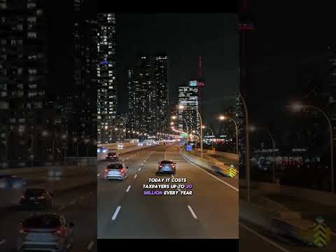 The controversial Gardiner Expressway in Toronto. #canada #history #geography #urbanplanning
