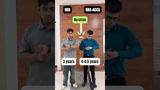 BBA VS BBA + ACCA | Cost, Duration, Salary, Placements