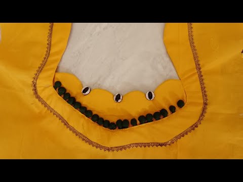 Potli Button Neck Style