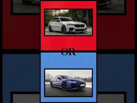 BMW M5 F90 or Audi RS7 C8? #Shorts #UltimateWYR #DreamCar