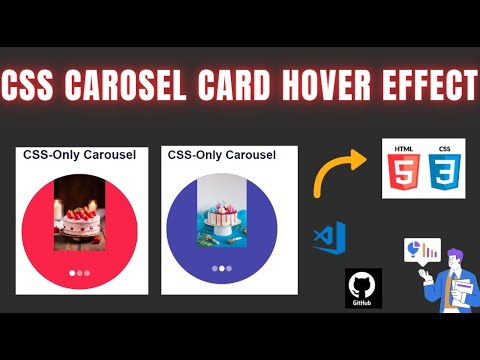 Day 38 -  ]CSS Carousel Hover Effect | Using HTML & CSS Free Source Code |