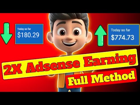 Adsense impressions earnings  | 2x adsense earning method | Increase adsense revenue